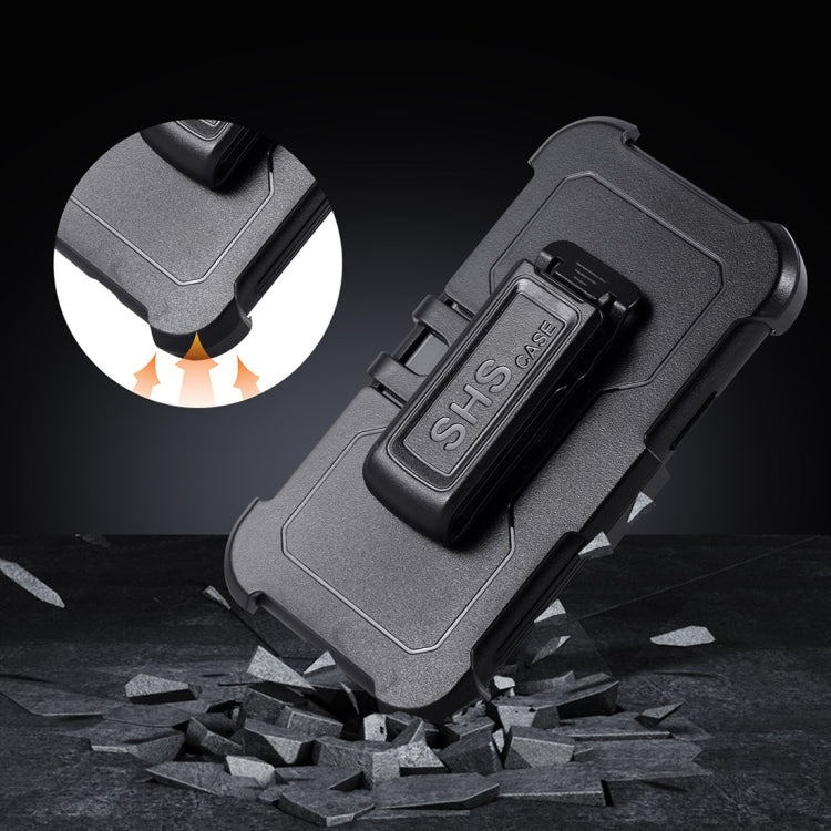 For iPhone 15 Pro Max 3 in 1 PC + TPU Sliding Sleeve Phone Case(Black) - HoMEdemic™ 