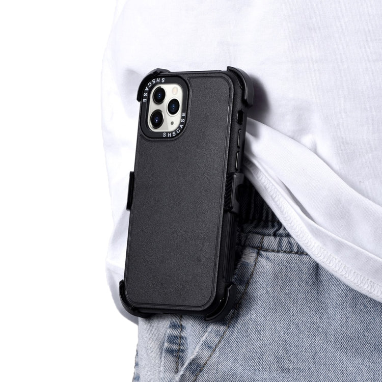 For iPhone 15 Pro Max 3 in 1 PC + TPU Sliding Sleeve Phone Case(Grass Green+Sky Blue) - HoMEdemic™ 
