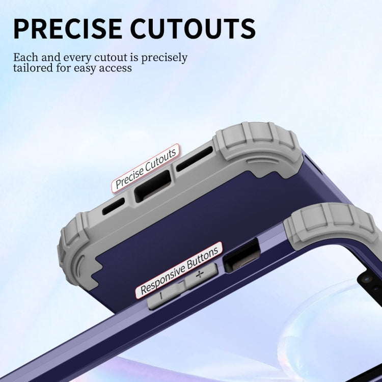 For iPhone 15 Pro Max 3 in 1 Silicone Hybrid PC Shockproof Phone Case(Tibet) - HoMEdemic™ 