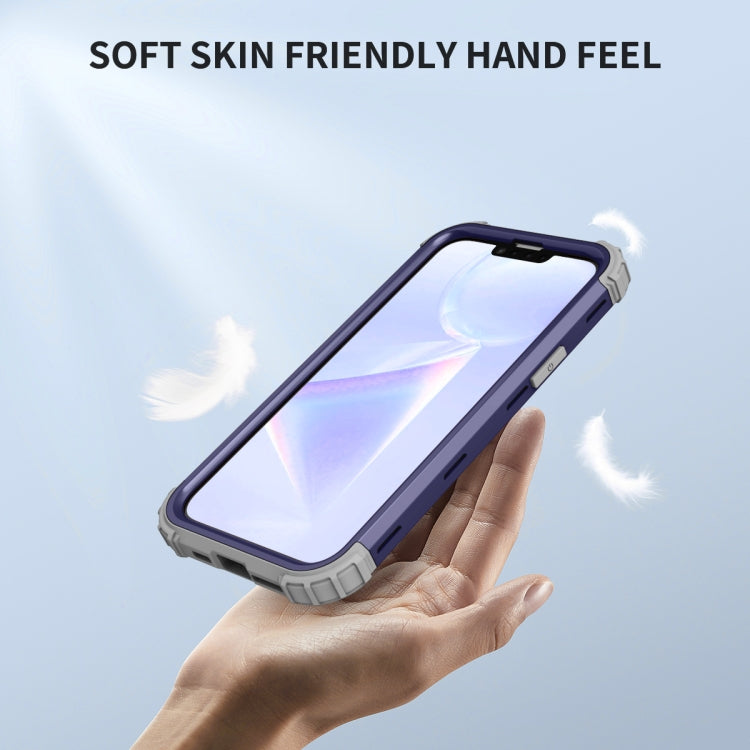 For iPhone 15 Pro Max 3 in 1 Silicone Hybrid PC Shockproof Phone Case(Tibet) - HoMEdemic™ 