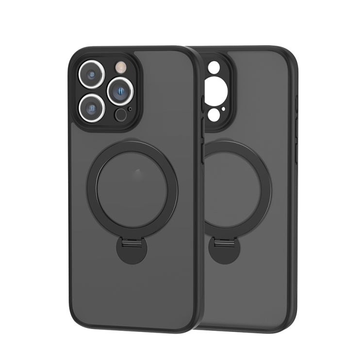 For iPhone 15 Pro Max 360 Magsafe Ring Holder TPU Hybrid PC Phone Case(Green) - HoMEdemic™ 