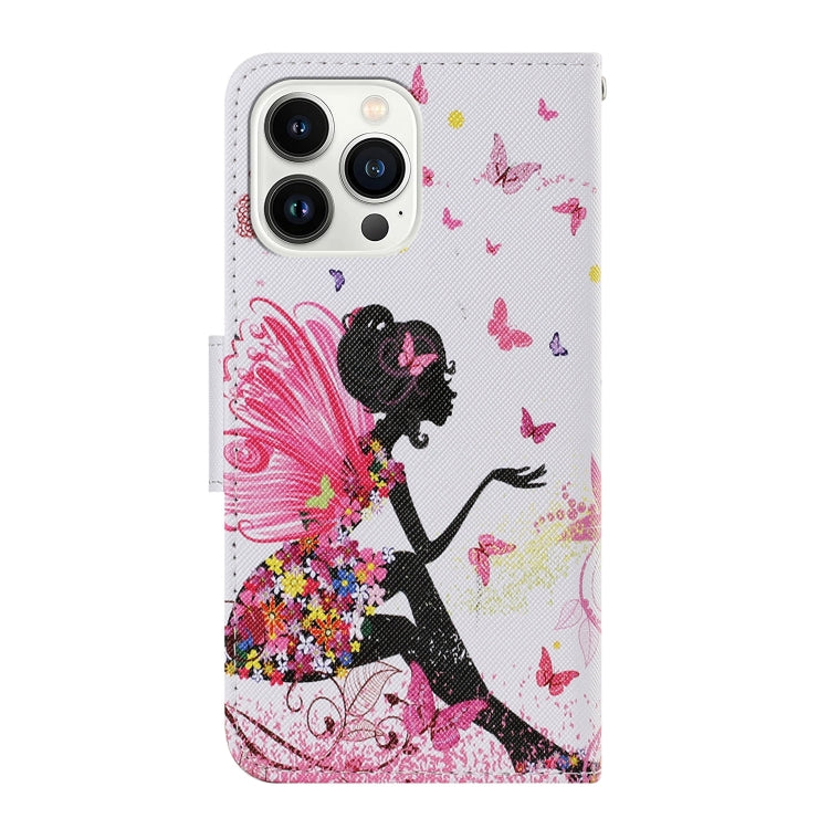 For iPhone 15 Pro Max 3D Colored Drawing Flip Leather Phone Case(Dance Girl) - HoMEdemic™ 