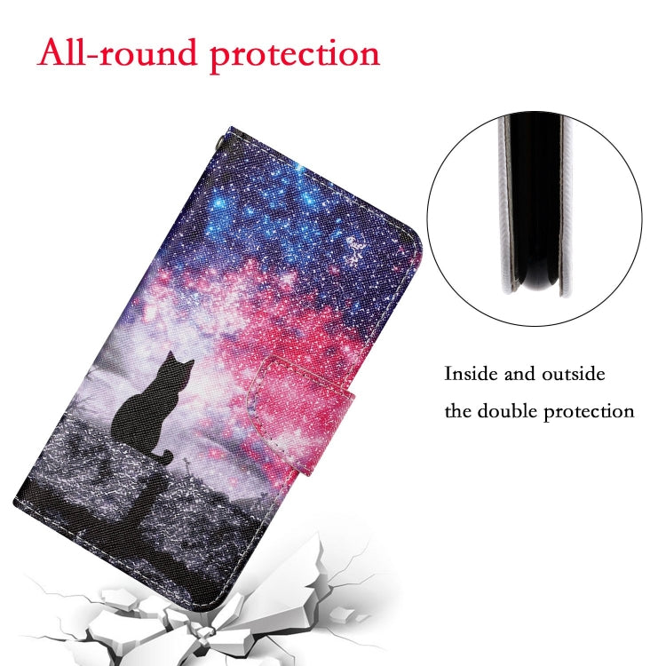 For iPhone 15 Pro Max 3D Colored Drawing Flip Leather Phone Case(Star Cat) - HoMEdemic™ 