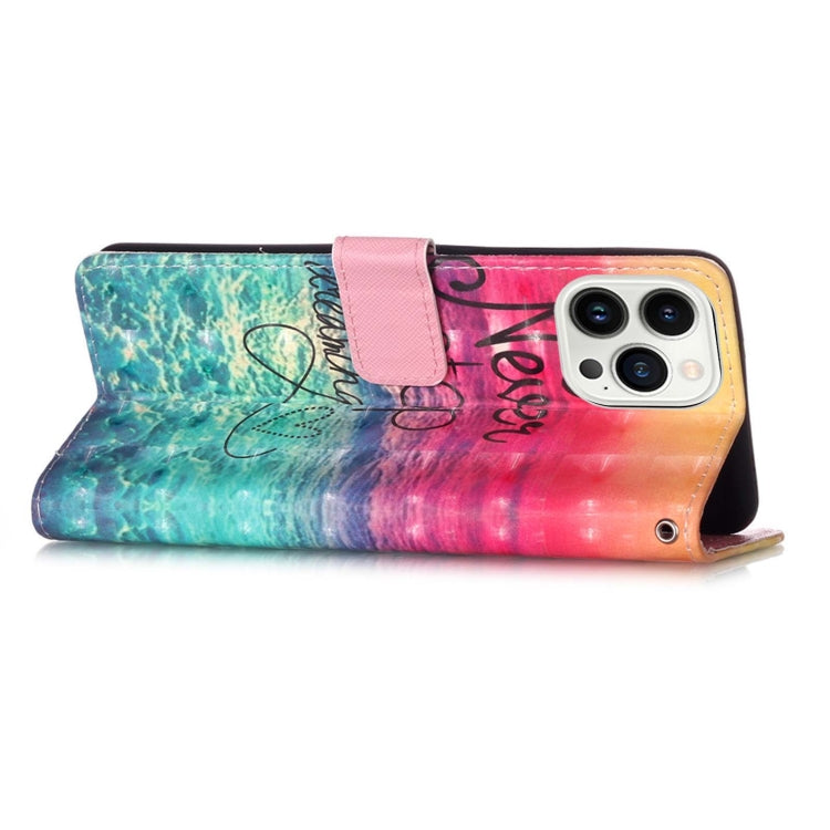 For iPhone 15 Pro Max 3D Painting Horizontal Flip Leather Phone Case(Chasing Dreams) - HoMEdemic™ 
