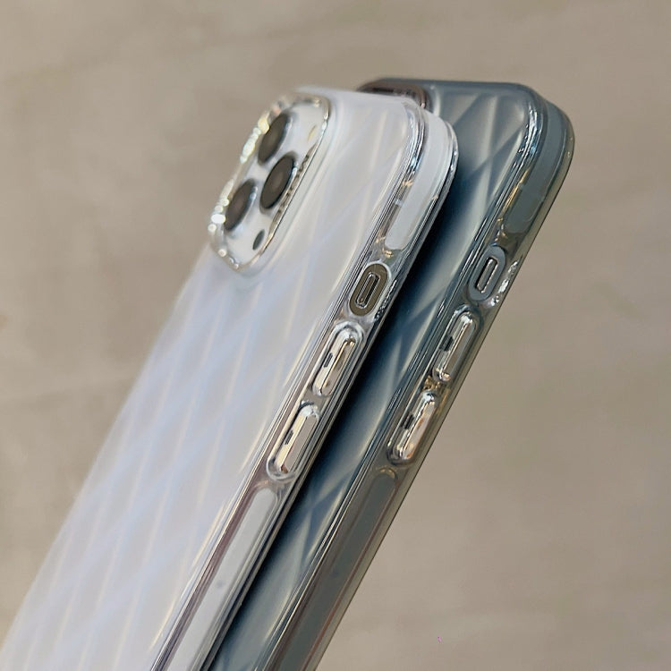 For iPhone 15 Pro Max 3D Rhombus Electroplating TPU Hybrid PC Phone Case(Green) - HoMEdemic™ 