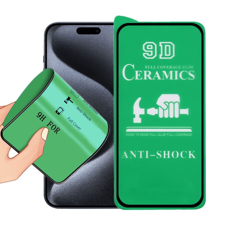 For iPhone 15 Pro Max 9D Full Screen Full Glue Ceramic Film - HoMEdemic™ 