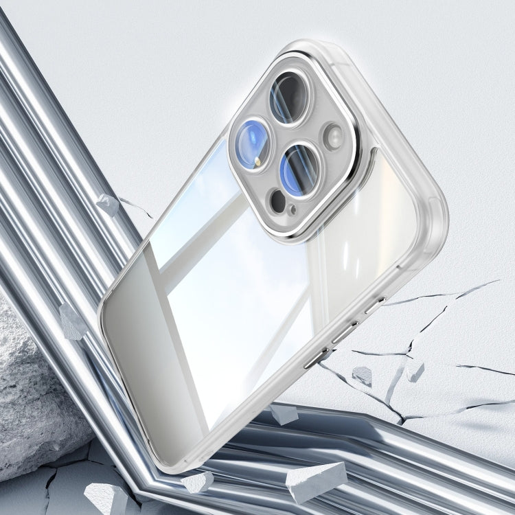 For iPhone 15 Pro Max Acrylic Hybrid TPU Armor Shockproof Phone Case(Transparent) - HoMEdemic™ 