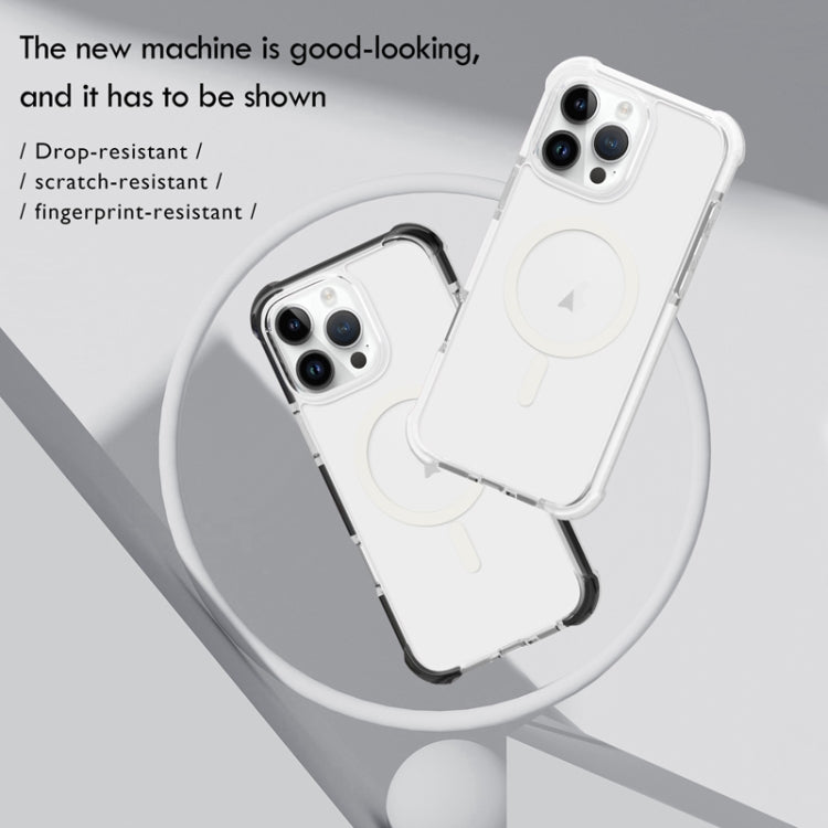 For iPhone 15 Pro Max Acrylic Magsafe Magnetic Shockproof Phone Case(Orange) - HoMEdemic™ 