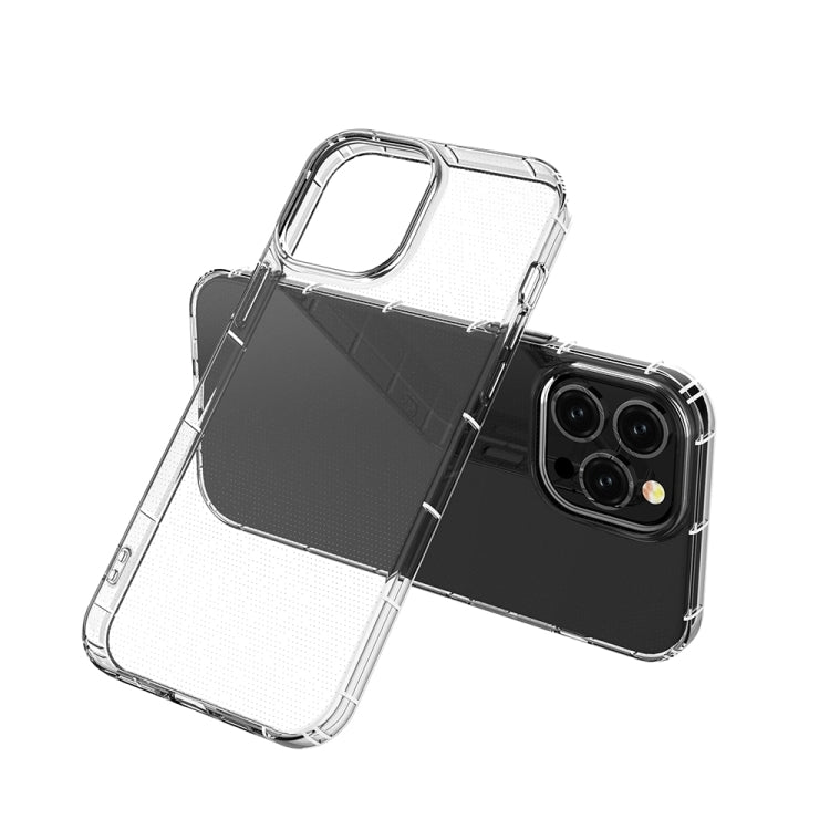 For iPhone 15 Pro Max Airbag Four-Corner Full Coverage Shockproof TPU Phone Case(Transparent) - HoMEdemic™ 