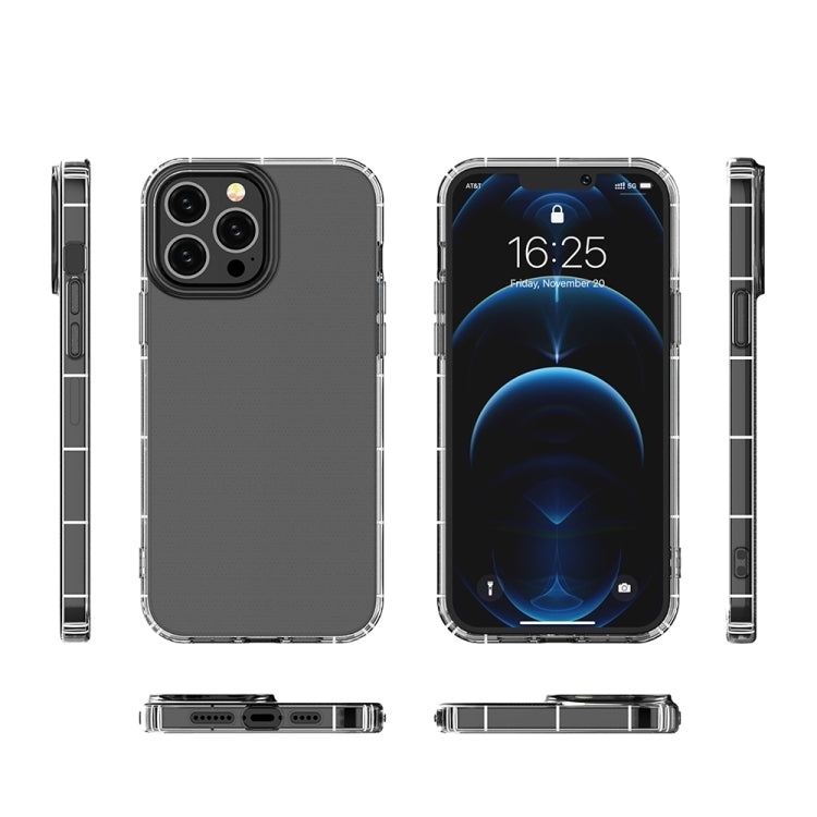 For iPhone 15 Pro Max Airbag Four-Corner Full Coverage Shockproof TPU Phone Case(Transparent) - HoMEdemic™ 