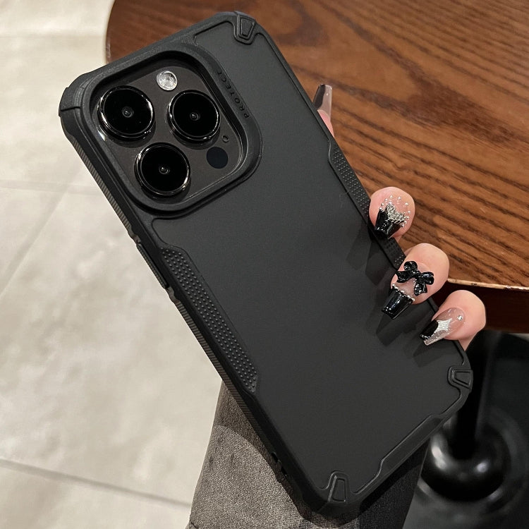 For iPhone 15 Pro Max Anti-slip Edge Fog Feel Phone Case(Black) - HoMEdemic™ 
