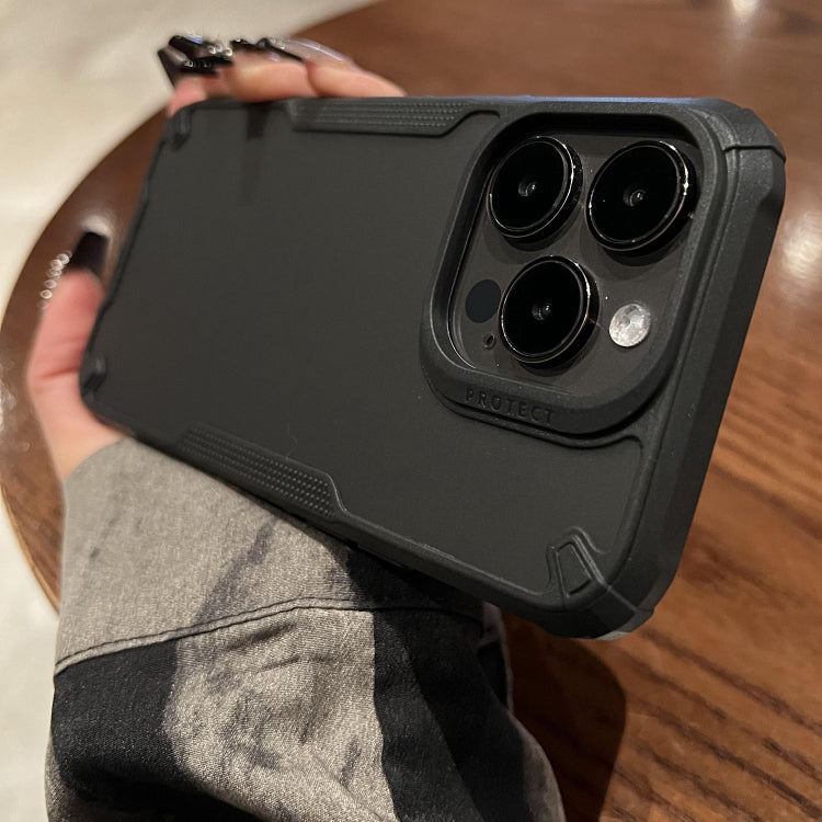 For iPhone 15 Pro Max Anti-slip Edge Fog Feel Phone Case(Black) - HoMEdemic™ 