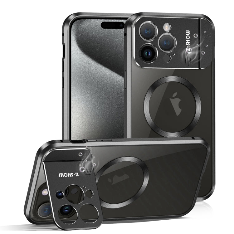 For iPhone 15 Pro Max Aromatherapy Holder Single-sided MagSafe Magnetic Phone Case(Black) - HoMEdemic™ 
