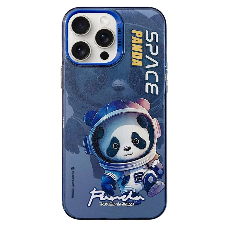 For iPhone 15 Pro Max Astronaut Pattern PC Phone Case(Blue Space Panda) - HoMEdemic™ 