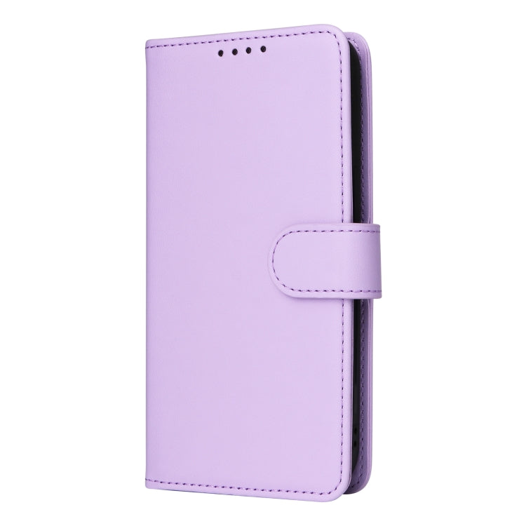 For iPhone 15 Pro Max BETOPNICE BN-005 2 in 1 Detachable Imitate Genuine Leather Phone Case(Light Purple) - HoMEdemic™ 