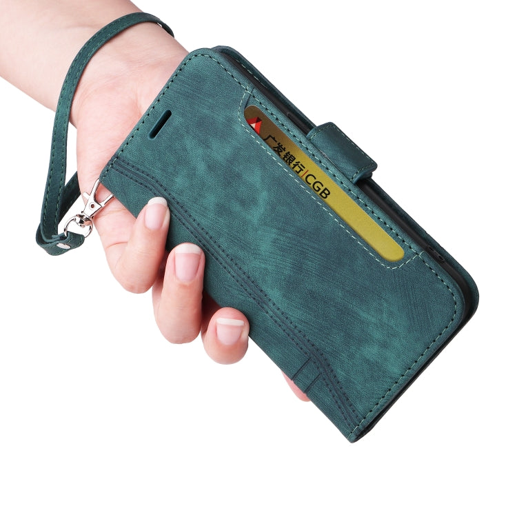 For iPhone 15 Pro Max BETOPNICE Dual-side Buckle Leather Phone Case(Green) - HoMEdemic™ 