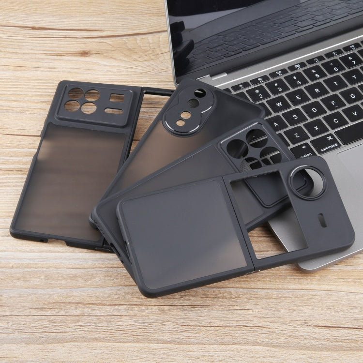 For iPhone 15 Pro Max Big Pore Matte Black TPU + PC Phone Case - HoMEdemic™ 