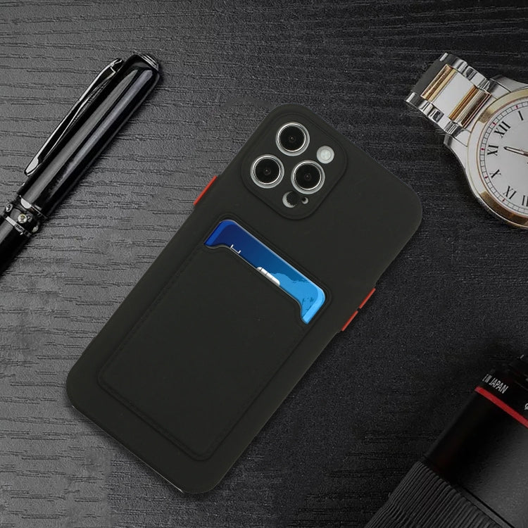 For iPhone 15 Pro Max Card Slot Design Shockproof TPU Phone Case(Black) - HoMEdemic™ 