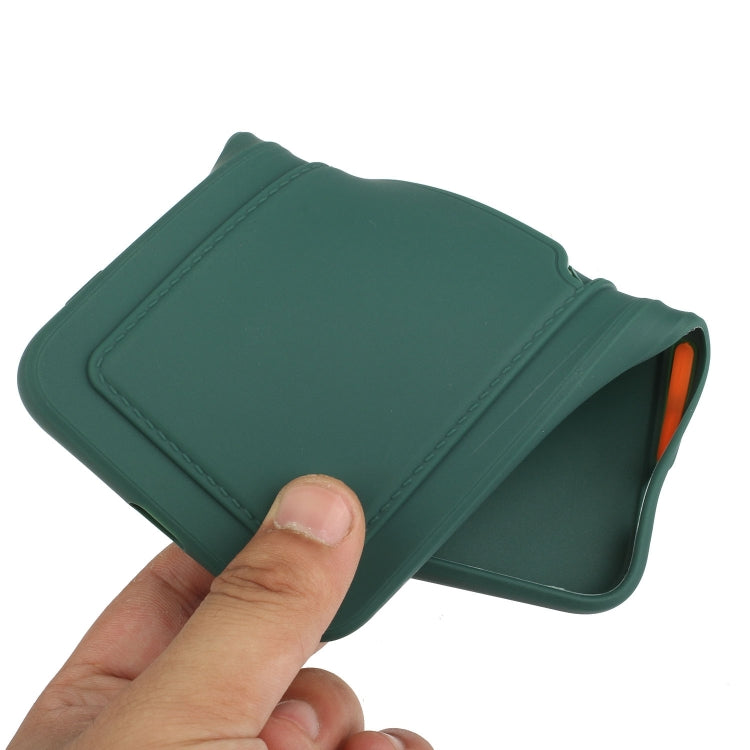 For iPhone 15 Pro Max Card Slot Design Shockproof TPU Phone Case(Dark Green) - HoMEdemic™ 