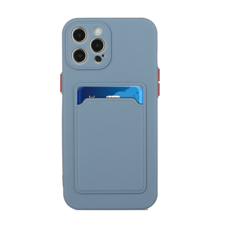 For iPhone 15 Pro Max Card Slot Design Shockproof TPU Phone Case(Grey) - HoMEdemic™ 