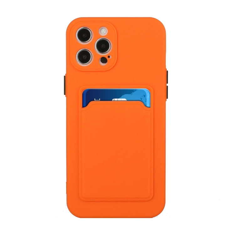 For iPhone 15 Pro Max Card Slot Design Shockproof TPU Phone Case(Orange) - HoMEdemic™ 
