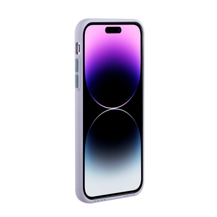 For iPhone 15 Pro Max Card Slot Design Shockproof TPU Phone Case(Purple) - HoMEdemic™ 