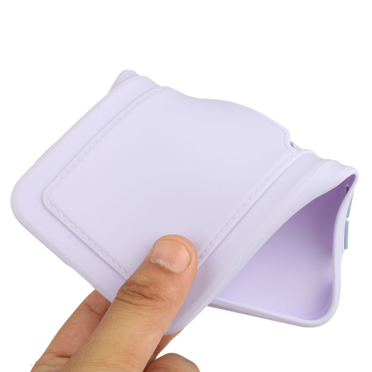 For iPhone 15 Pro Max Card Slot Design Shockproof TPU Phone Case(Purple) - HoMEdemic™ 