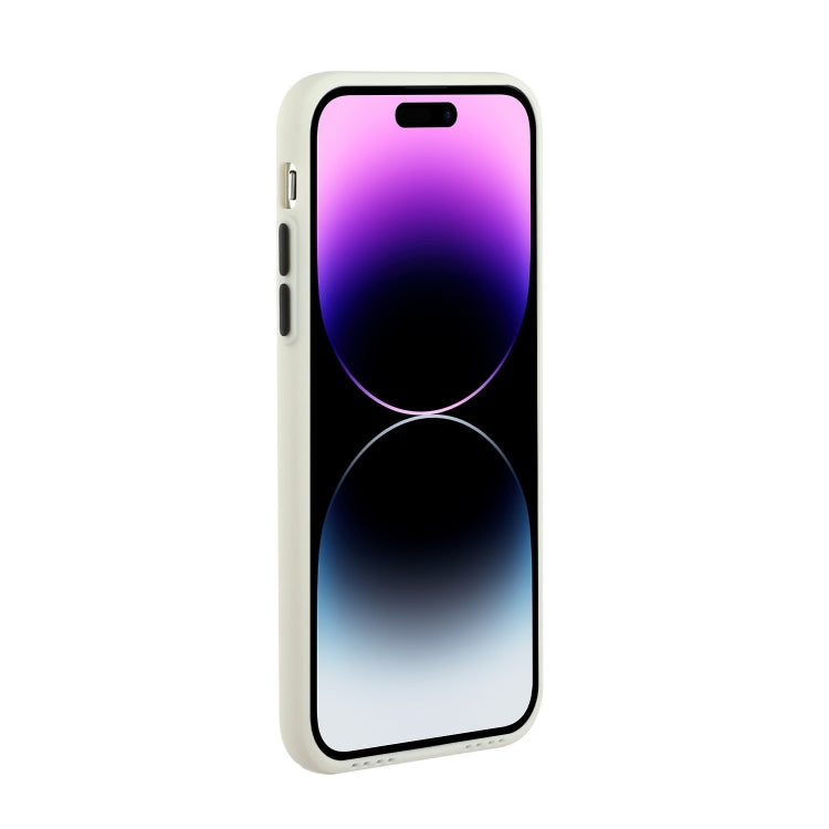 For iPhone 15 Pro Max Card Slot Design Shockproof TPU Phone Case(White) - HoMEdemic™ 