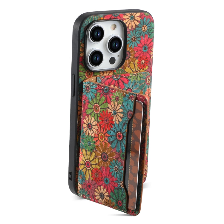 For iPhone 15 Pro Max Card Slot Holder Phone Case(Spring Green) - HoMEdemic™ 