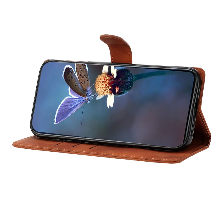 For iPhone 15 Pro Max Cherry Blossom Butterfly Skin Feel Embossed PU Phone Case(Brown) - HoMEdemic™ 