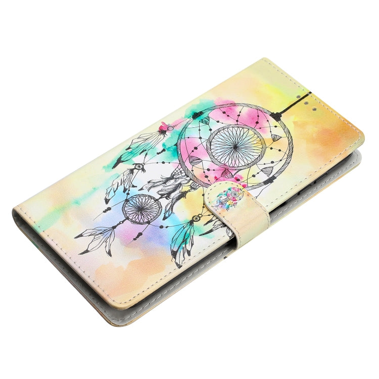 For iPhone 15 Pro Max Colored Drawing Leather Phone Case(Dream Catcher) - HoMEdemic™ 