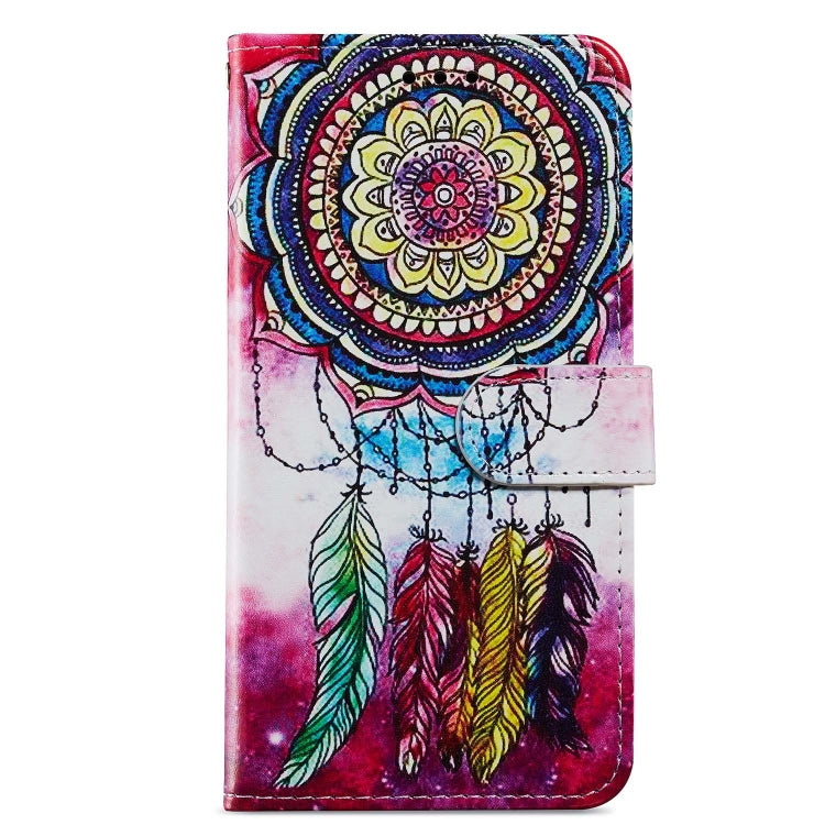 For iPhone 15 Pro Max Colored Drawing Leather Phone Case(Dreamcatcher) - HoMEdemic™ 