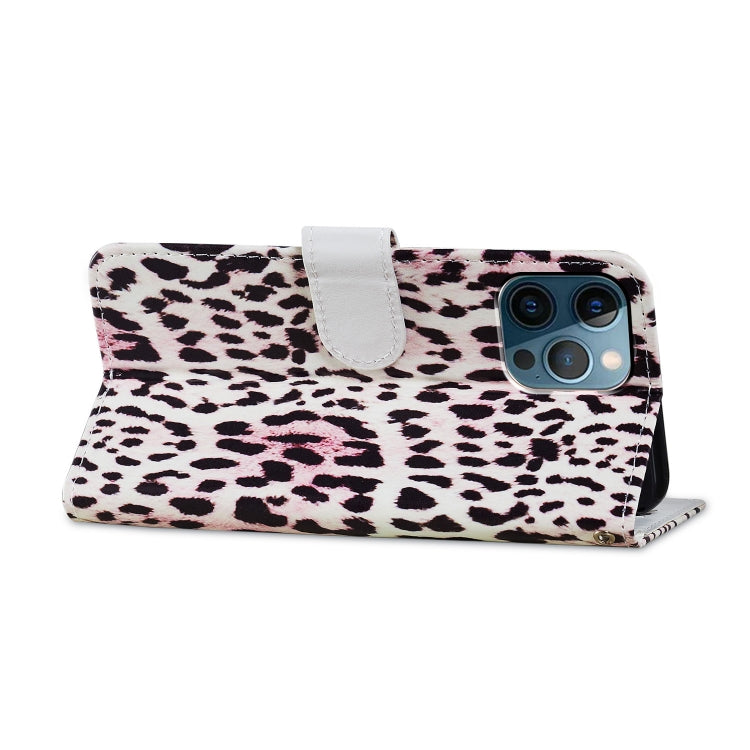 For iPhone 15 Pro Max Colored Drawing Leather Phone Case(Leopard) - HoMEdemic™ 