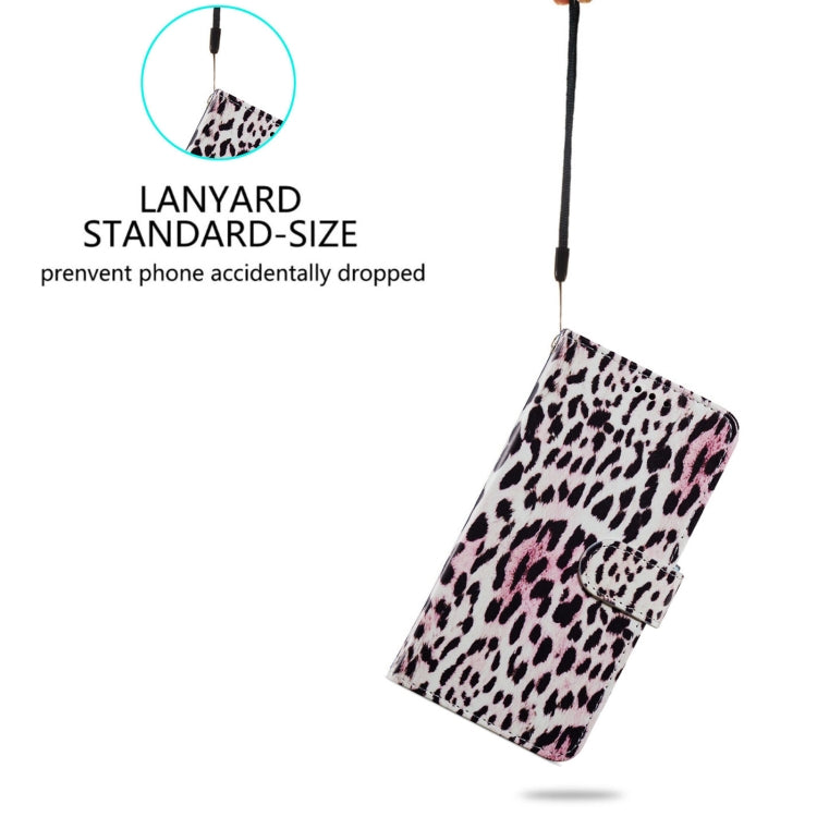 For iPhone 15 Pro Max Colored Drawing Leather Phone Case(Leopard) - HoMEdemic™ 