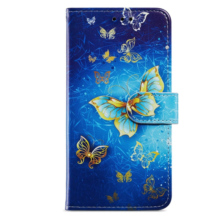 For iPhone 15 Pro Max Colored Drawing Leather Phone Case(Phnom Penh Butterfly) - HoMEdemic™ 