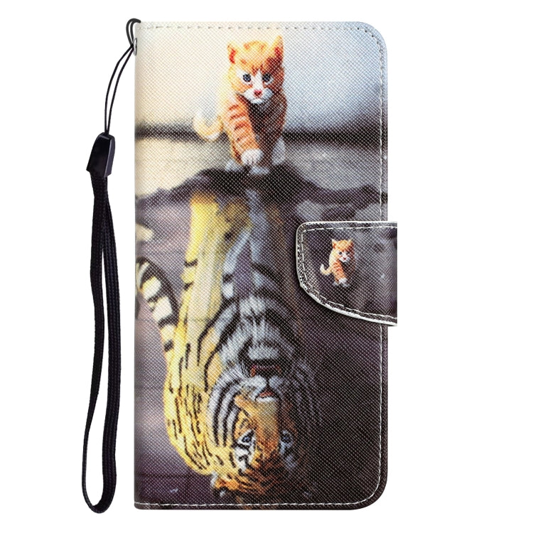 For iPhone 15 Pro Max Colored Drawing Leather Phone Case(Tiger) - HoMEdemic™ 