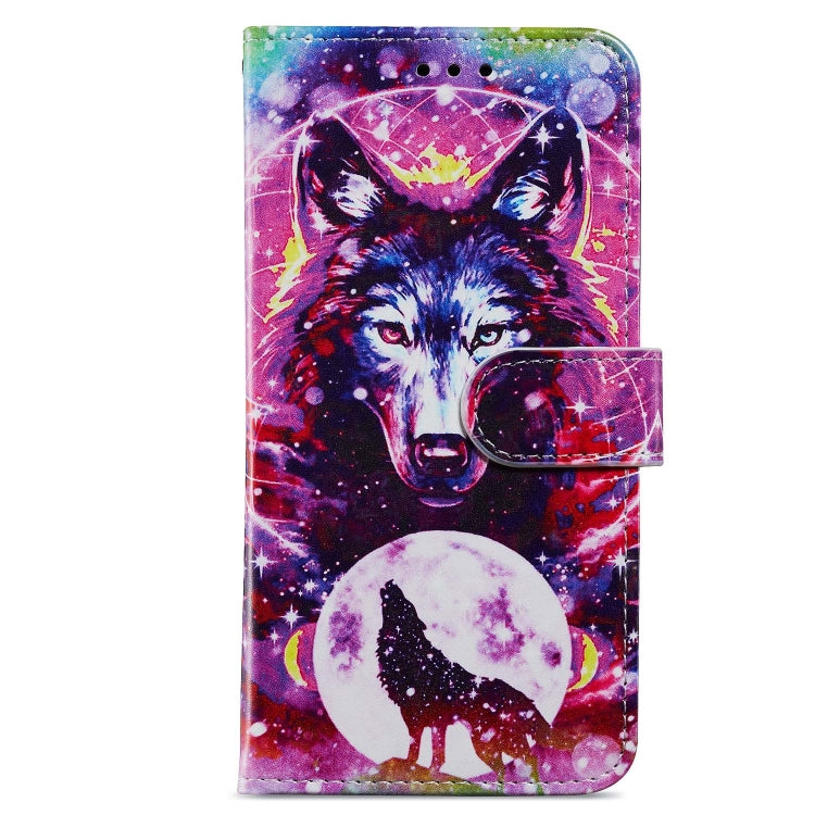 For iPhone 15 Pro Max Colored Drawing Leather Phone Case(Wolf Totem) - HoMEdemic™ 