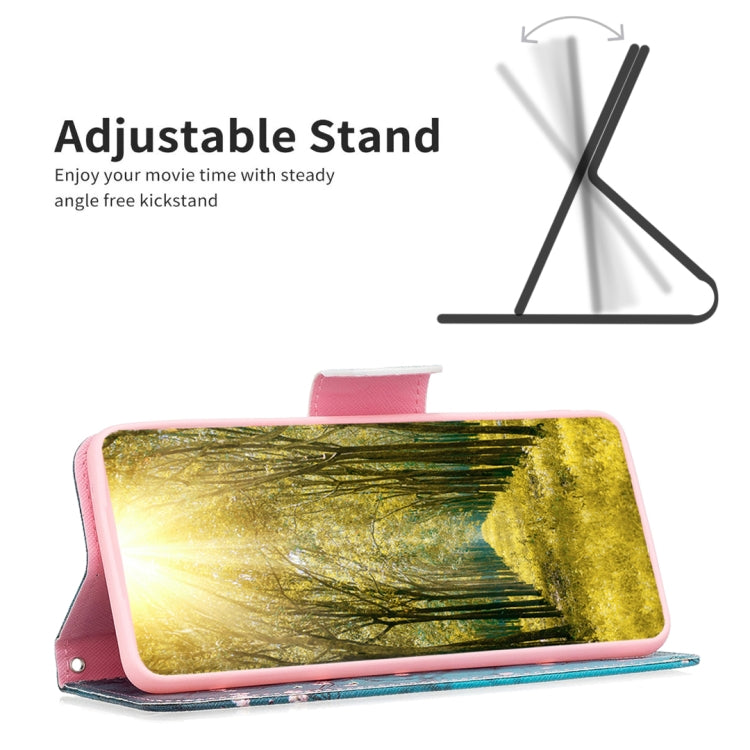 For iPhone 15 Pro Max Colored Drawing Pattern Leather Phone Case(Plum Blossom) - HoMEdemic™ 