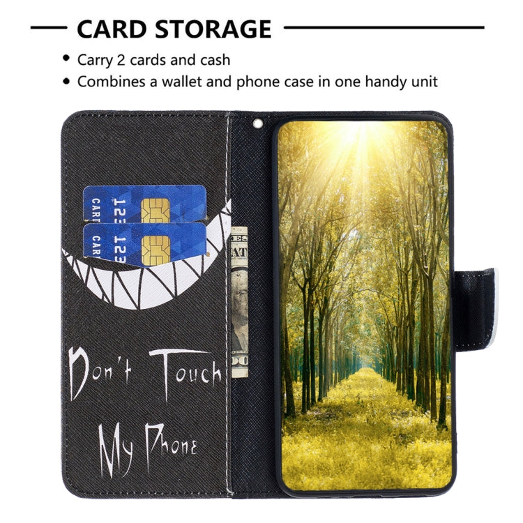 For iPhone 15 Pro Max Colored Drawing Pattern Leather Phone Case(Smirk) - HoMEdemic™ 