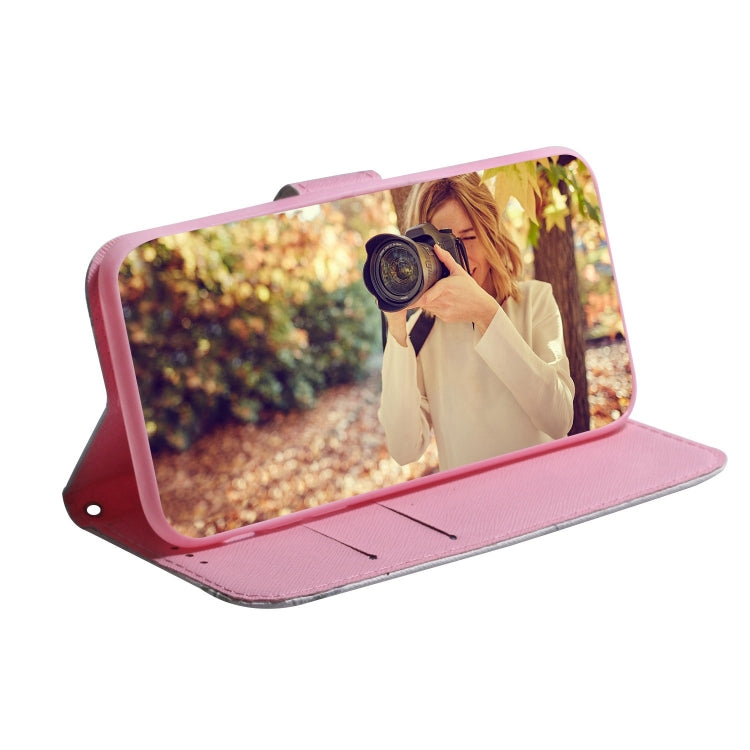 For iPhone 15 Pro Max Coloured Drawing Flip Leather Phone Case(Magnolia) - HoMEdemic™ 