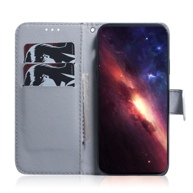 For iPhone 15 Pro Max Coloured Drawing Flip Leather Phone Case(White Wolf) - HoMEdemic™ 