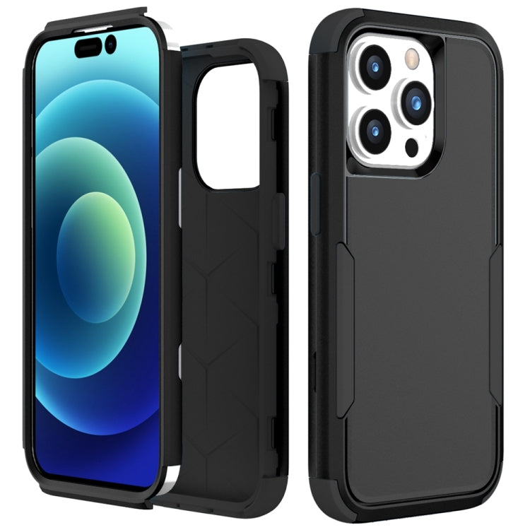 For iPhone 15 Pro Max Commuter Shockproof TPU + PC Phone Case(Black) - HoMEdemic™ 