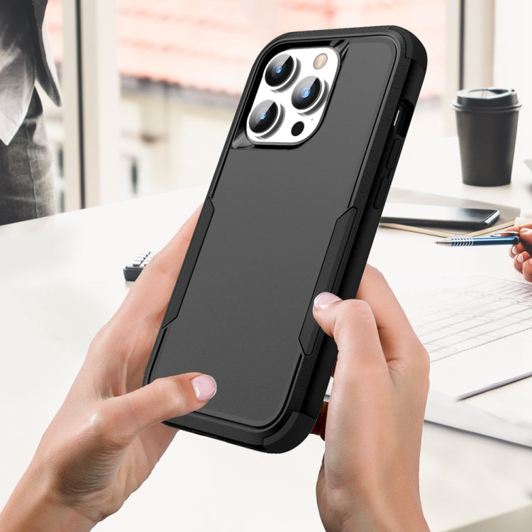 For iPhone 15 Pro Max Commuter Shockproof TPU + PC Phone Case(Black) - HoMEdemic™ 