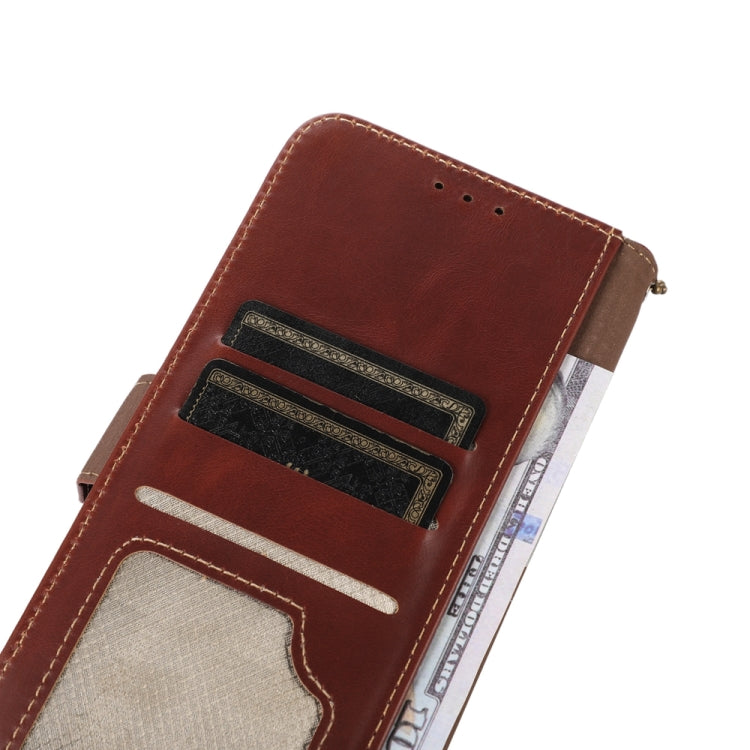 For iPhone 15 Pro Max Crazy Horse Top Layer Cowhide Leather Phone Case(Brown) - HoMEdemic™ 