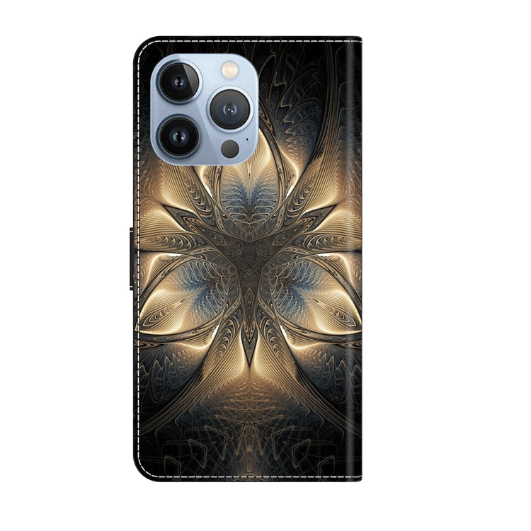 For iPhone 15 Pro Max Crystal 3D Shockproof Protective Leather Phone Case(Luminous Building) - HoMEdemic™ 
