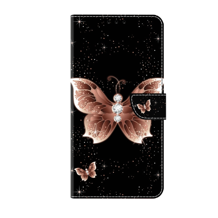 For iPhone 15 Pro Max Crystal 3D Shockproof Protective Leather Phone Case(Pink Diamond Butterfly) - HoMEdemic™ 