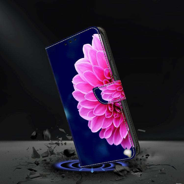 For iPhone 15 Pro Max Crystal 3D Shockproof Protective Leather Phone Case(Pink Petals) - HoMEdemic™ 