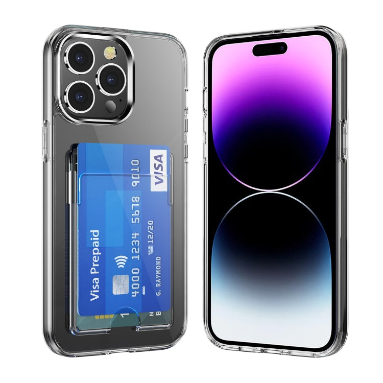For iPhone 15 Pro Max Crystal Clear Wallet Air Bag Phone Case(Transparent) - HoMEdemic™ 