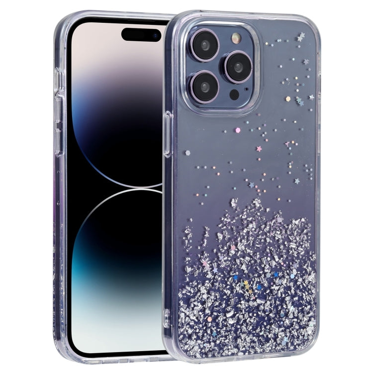 For iPhone 15 Pro Max DFANS DESIGN Golden Diamond TPU+PC Phone Case(Purple) - HoMEdemic™ 