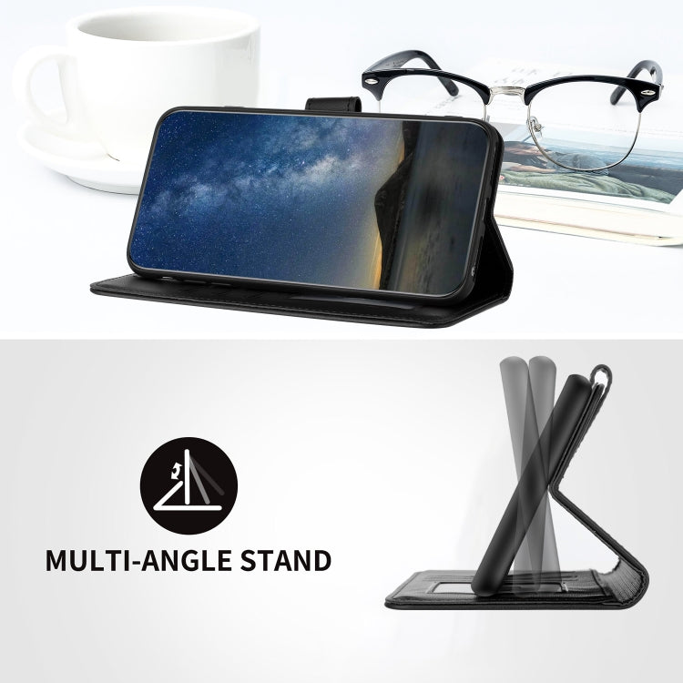 For iPhone 15 Pro Max Datura Flower Embossed Flip Leather Phone Case(Black) - HoMEdemic™ 